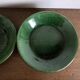 Set of 6 Aegitna glazed earthenware plates 1960