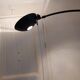 Lampadaire noir arqué Leonardo Marelli pour Estiluz vintage 1980'S