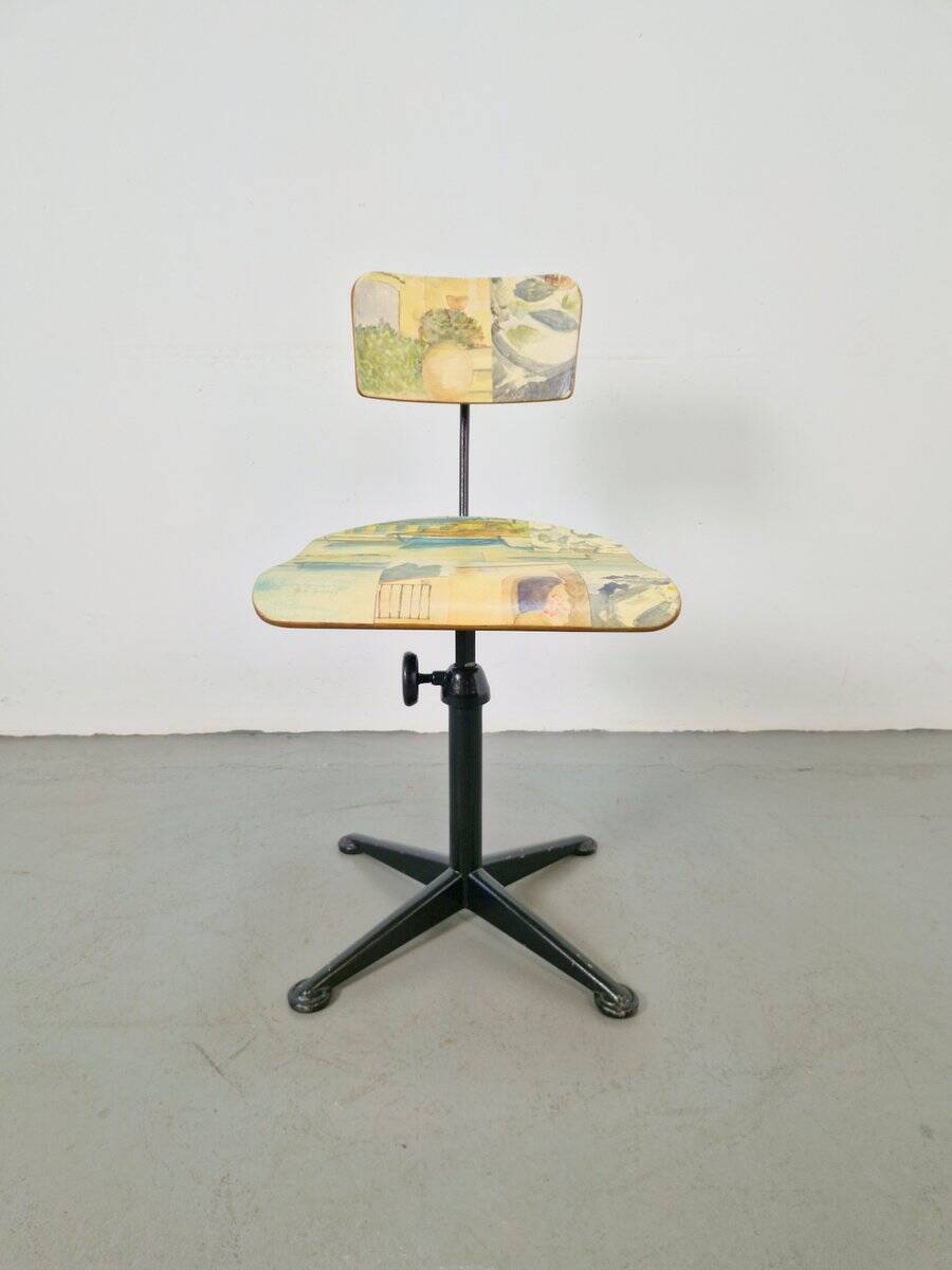 Vintage Desk Chair by Friso Kramer for De Cirkel Ahrend, 1960