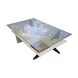 Lacquered medium design coffee table