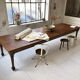 Table de ferme métier 4m chêne XXL