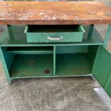 Established iron wooden top