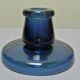 Cobalt glass candle holder by Maria Kariis