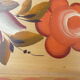 Russian tray in vintage painted wood