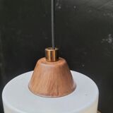 Vintage glass pendant light