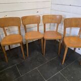 4 chaises de bistrot Thonet
