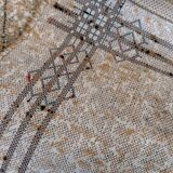 Tapis vintage turc moderne en laine – 119 x 175 cm – Années 1970