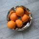 Stainless steel fruit basket / salad bowl - Alessi (Sarrià basket)