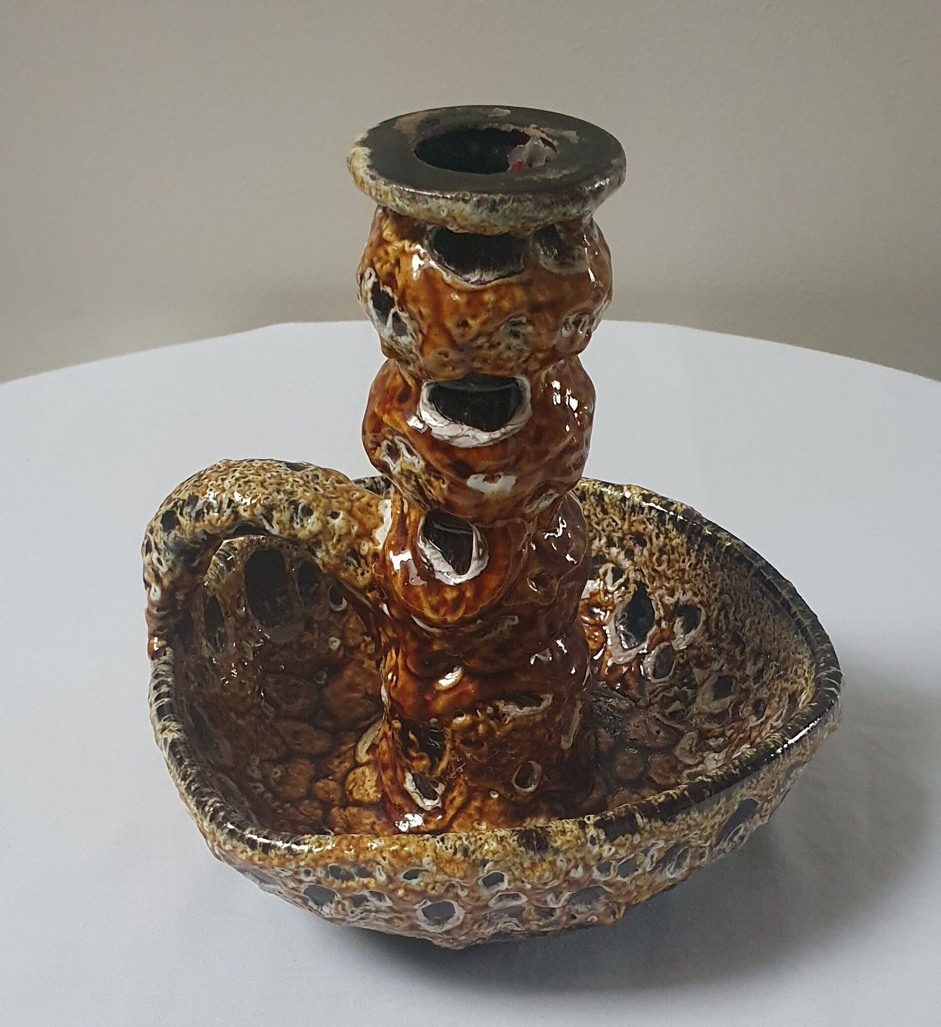 Ceramic candle holder