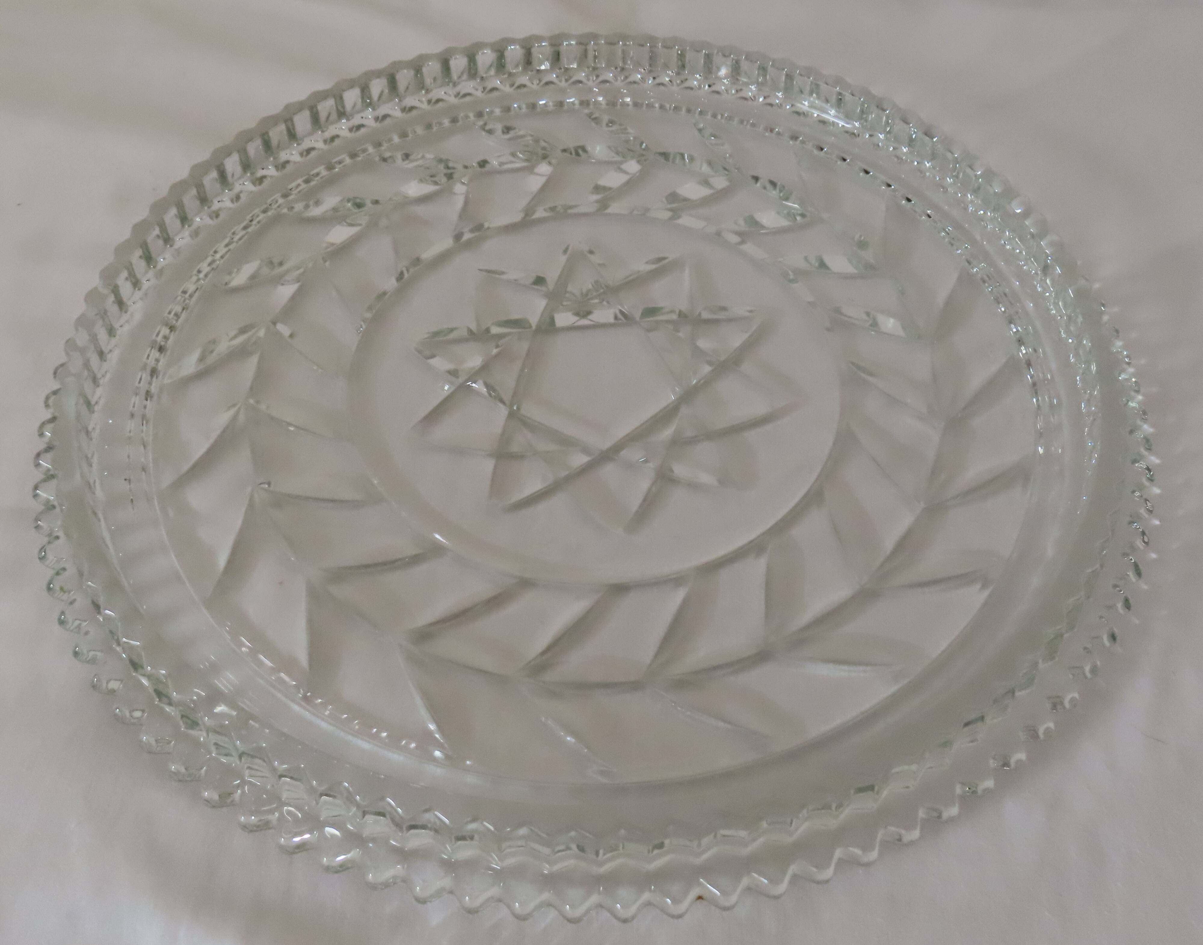 Walther-Glas crystal pie dish