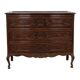 Commode en chêne massif antique France 19e siècle