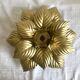Wall lamp or ceiling lamp golden flower
