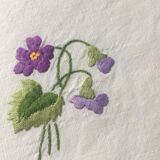 8 hand-embroidered napkins