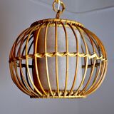 Suspension en rotin, France, 1960