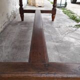 Rustic oak farmhouse table 19th -1m59