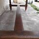 Rustic oak farmhouse table 19th -1m59