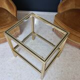 Pierre Vandel Paris brass table