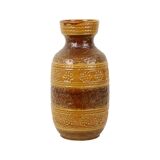 Vintage Bay Vase West Germany Ceramic Flowers 661-40