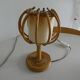 Lampe vintage Louis Soignot rotin