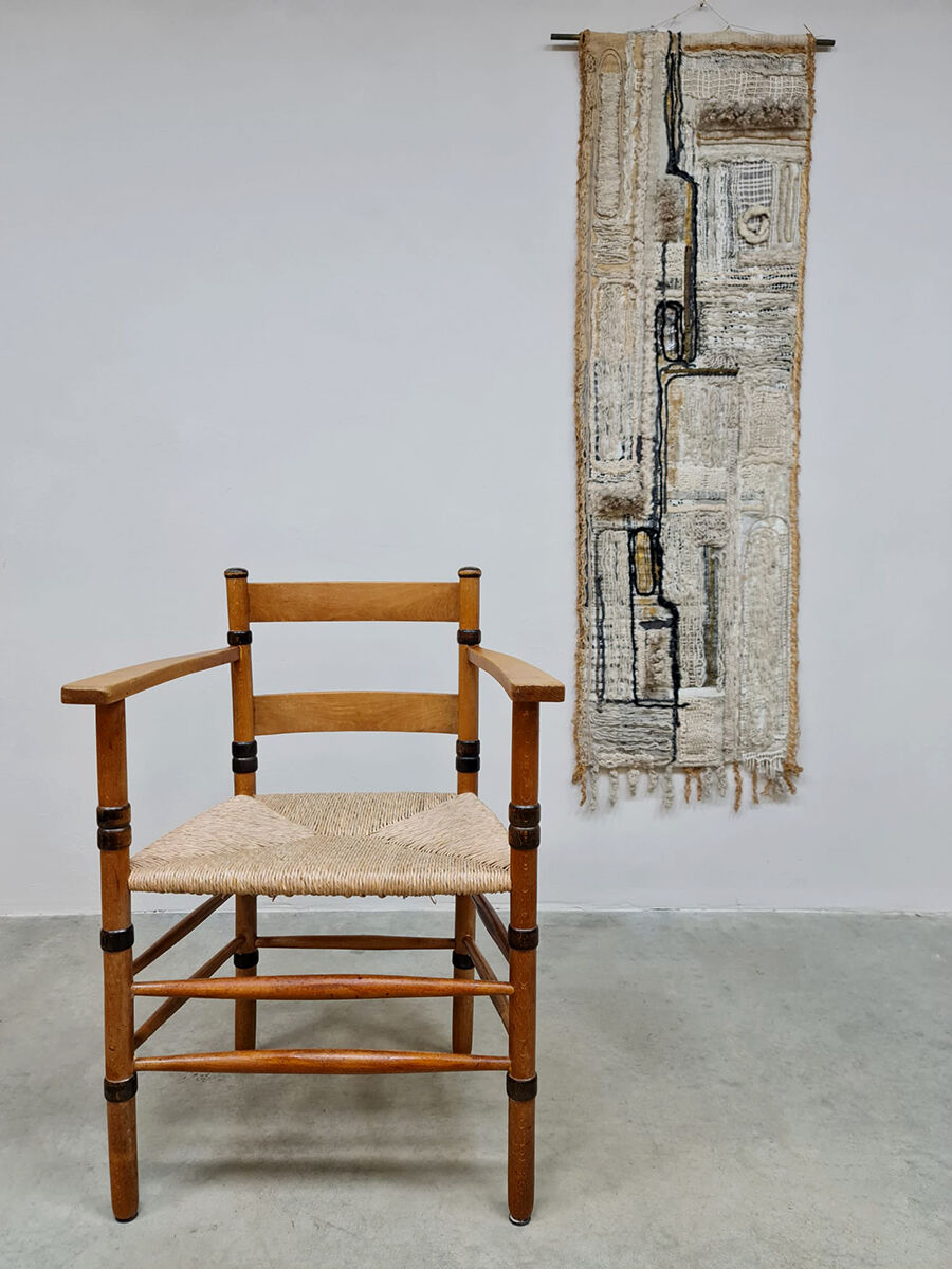 Art Deco rush armchair