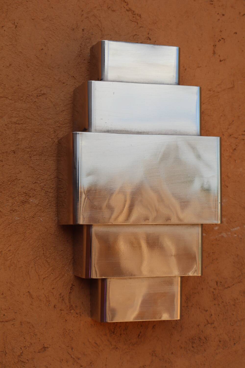 Art Deco chrome wall light