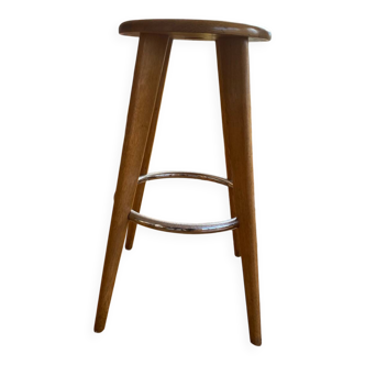 High stool Jean Prouvé 1942 published by Vitra