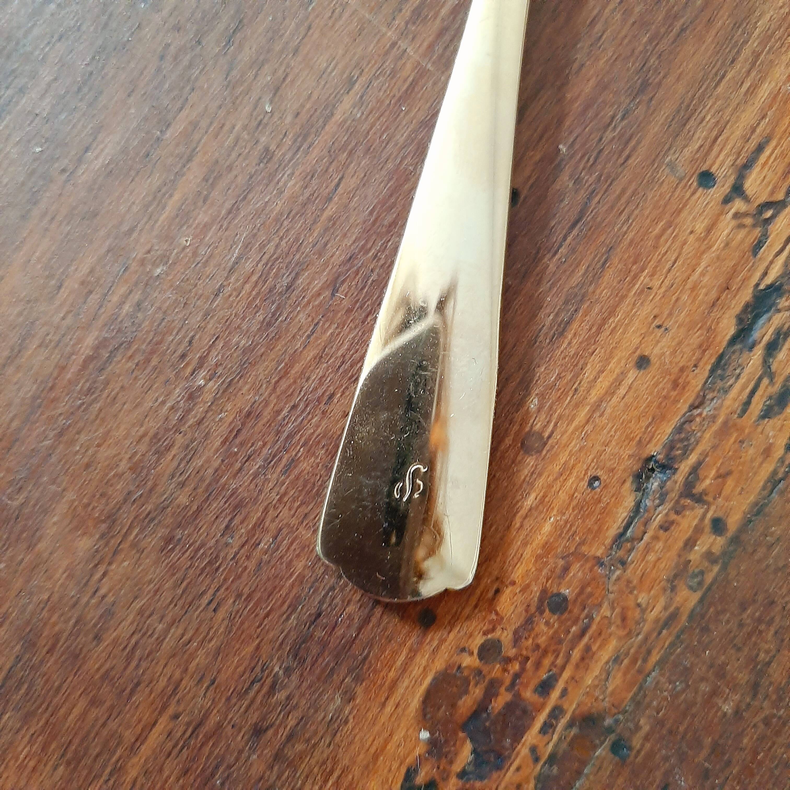 Golden coffee spoons