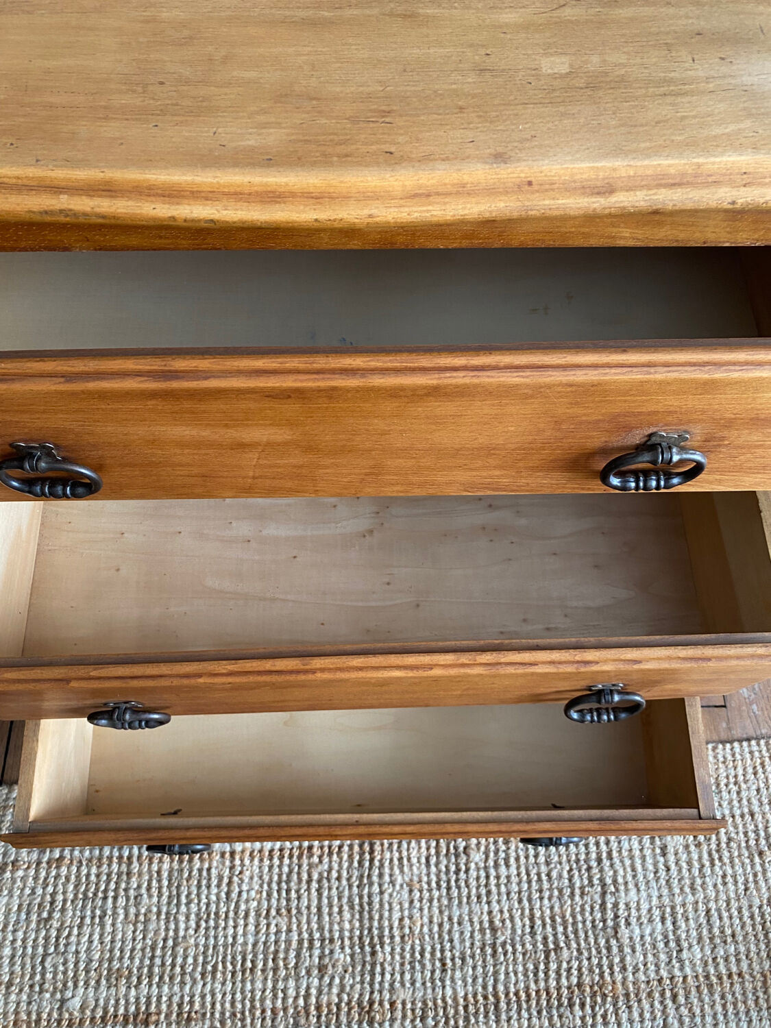 Vintage wooden chest of drawers