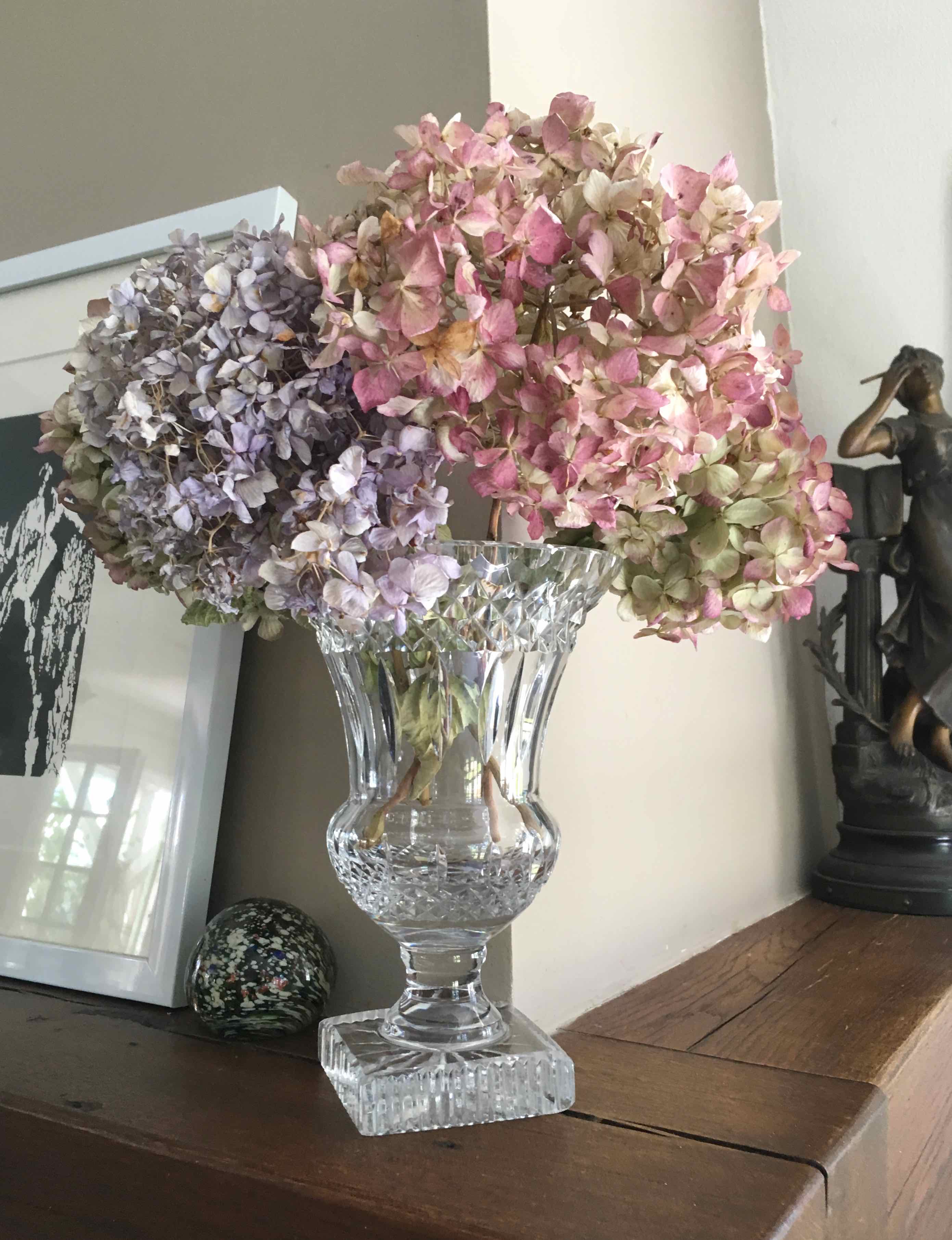 Vase 1960 cut bohemian crystal