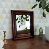 Antique wooden mirror