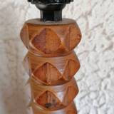 Wooden lamp foot