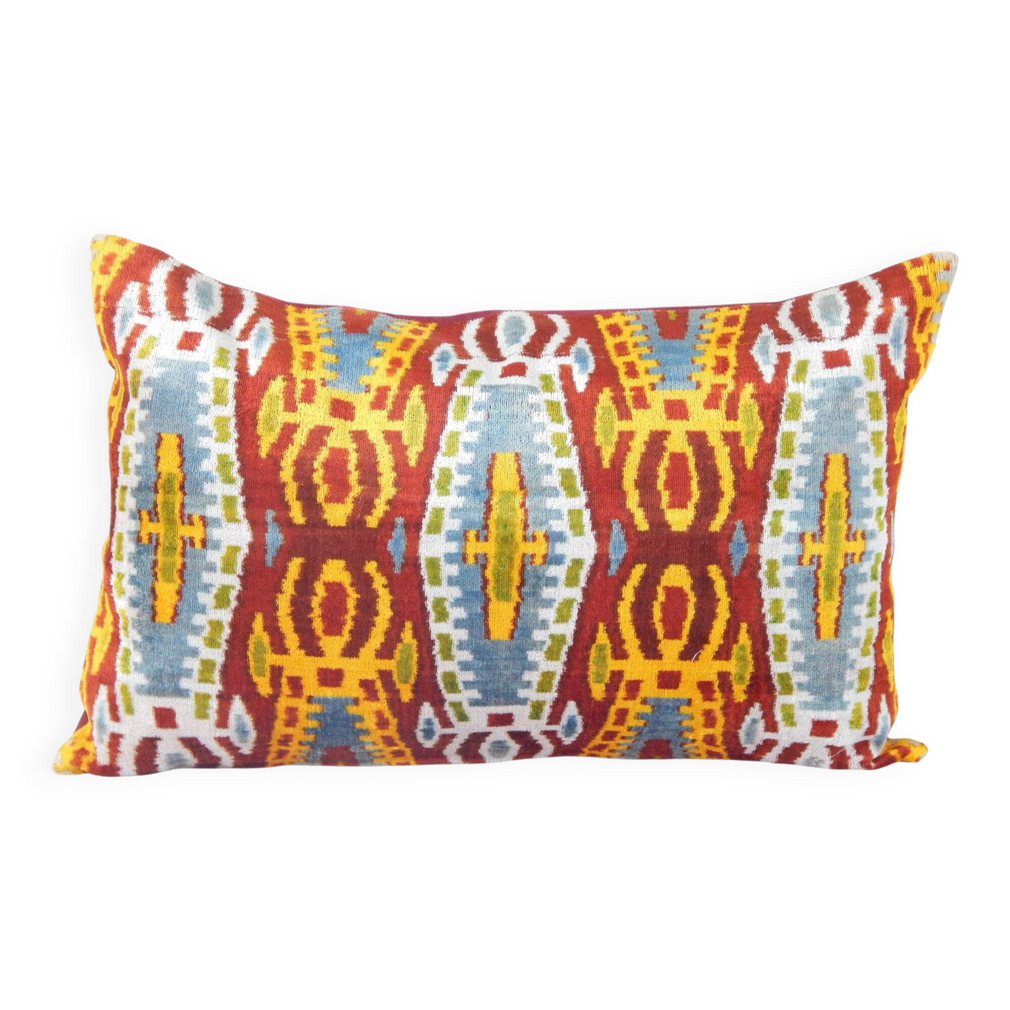 Vintage ikat cushion cover 61x41 cm