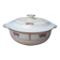 Soup tureen with lid in Salins ironstone model Nénuphar 25.5cm