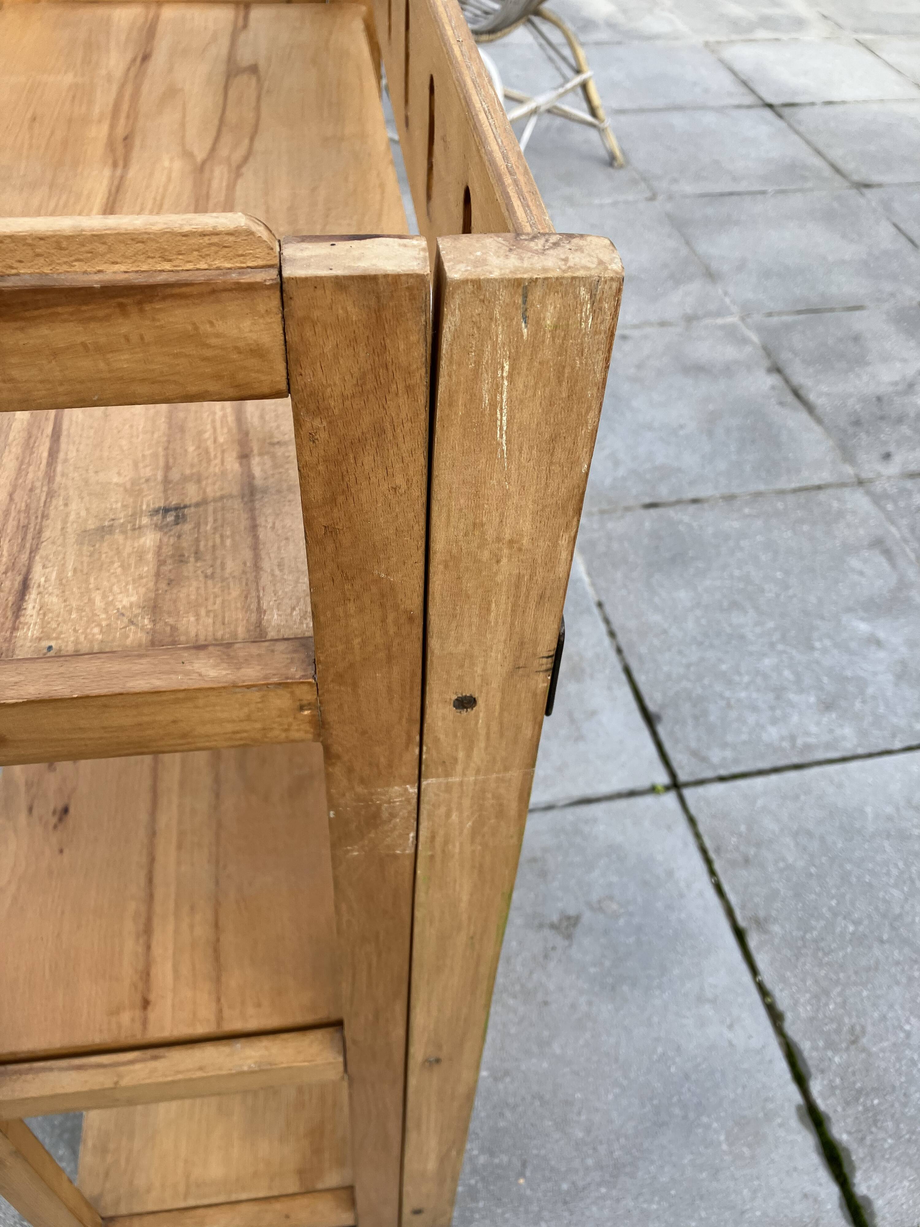Wooden shelf