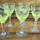 Service de 5 verres à vin aperitif en ouraline