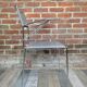 Lot de 4 chaises design italien en cuir et chrome
