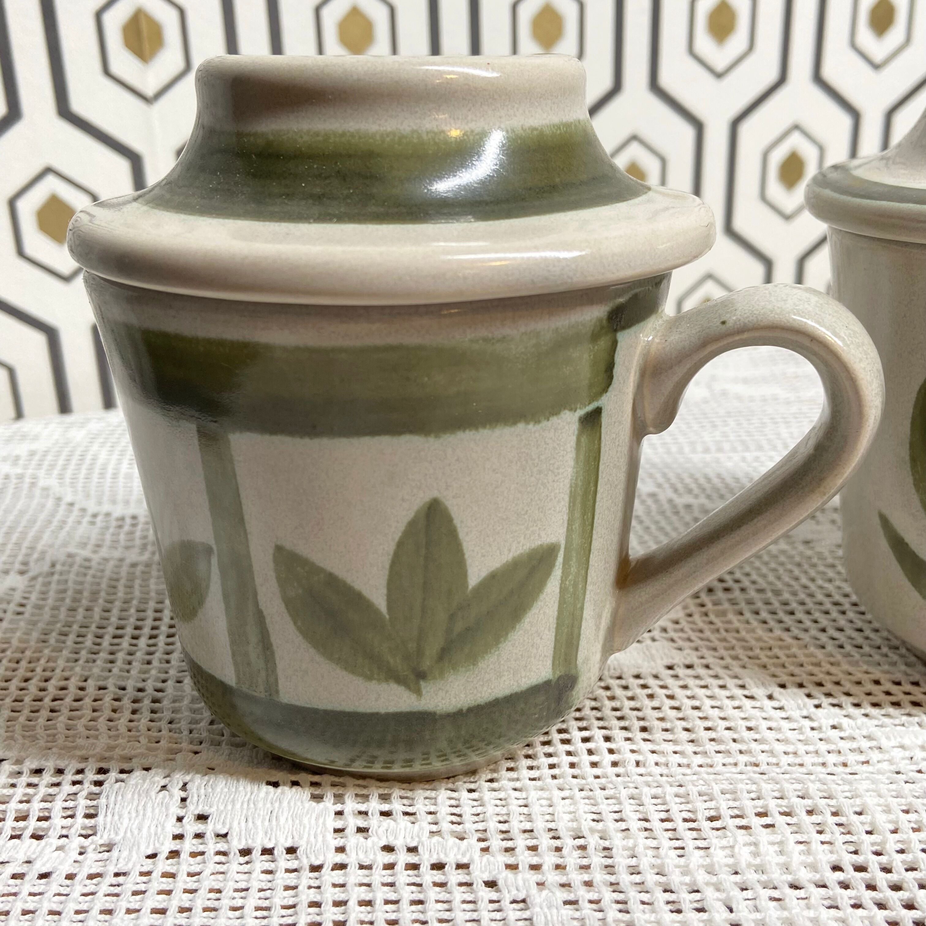 Set of 2 ceramic infusion cups