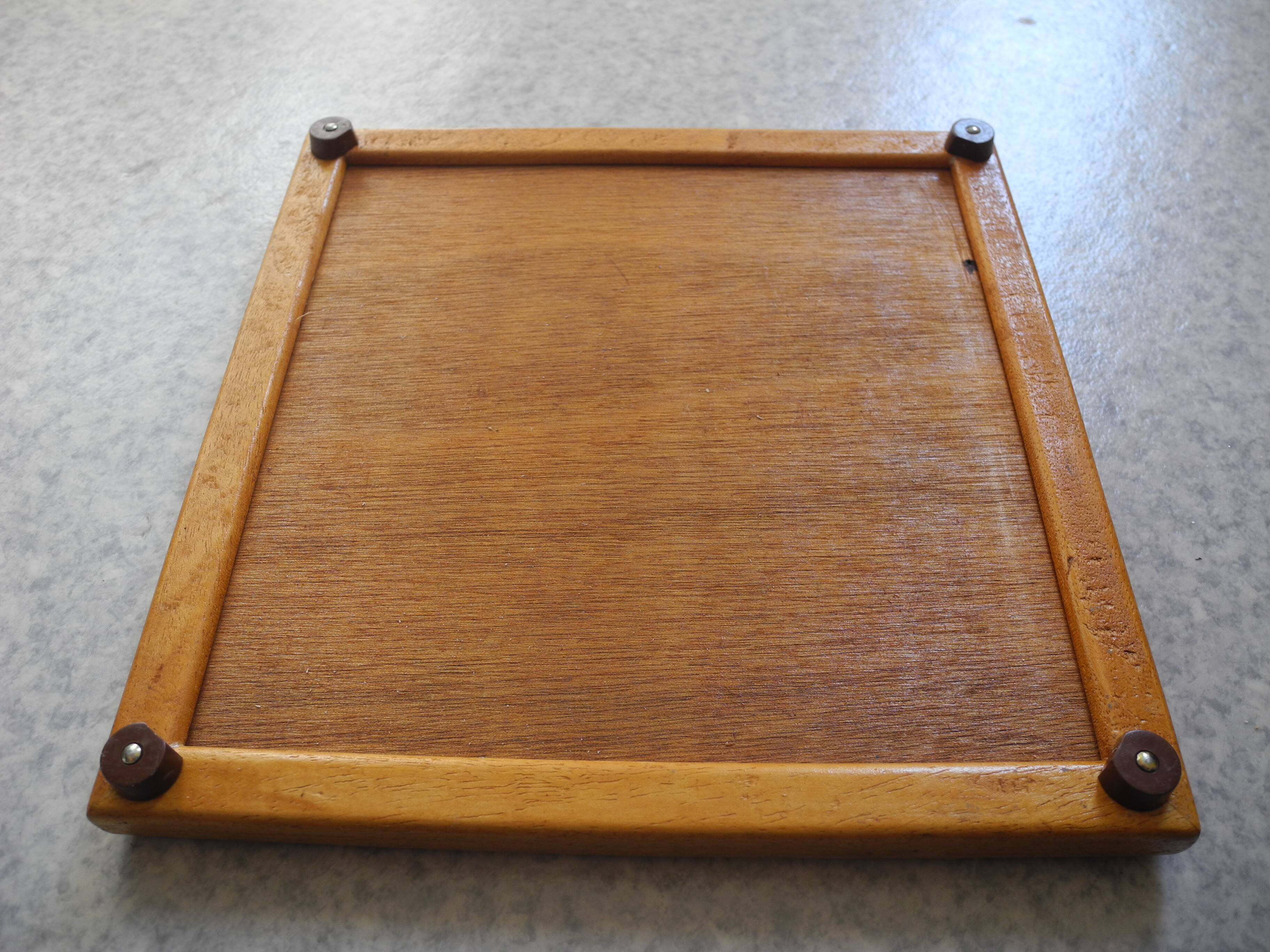 vintage orange ceramic trivet