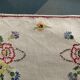 Two hand-embroidered placemats 30x20cm
