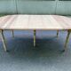 Table ronde extensible Louis Philippe XIXème à volet pliable 6 pieds 230cm