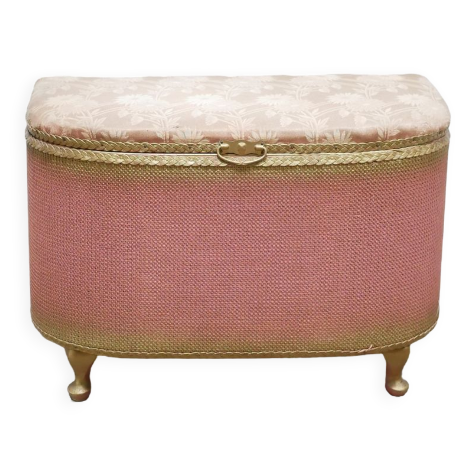 Vintage wooden bench chest