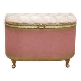 Vintage wooden bench chest