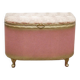 Coffre banquette vintage en bois