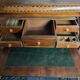 Vintage cylinder desk Louix XVI