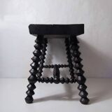 Breton folk art stool