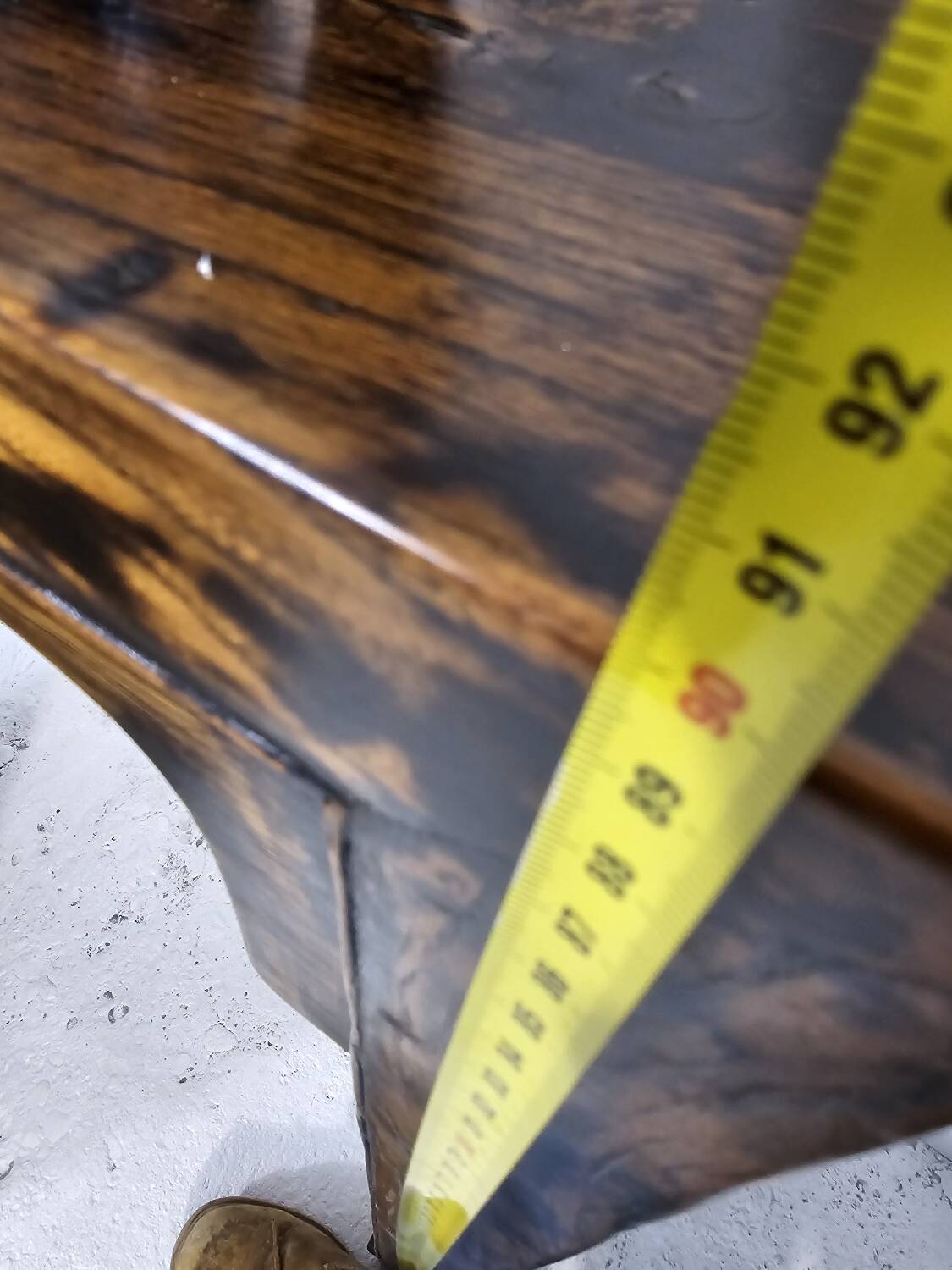 Console en bois, Chine début XXème