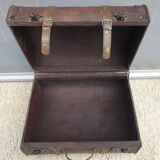 Decorative poplar suitcase with 2 clasps
