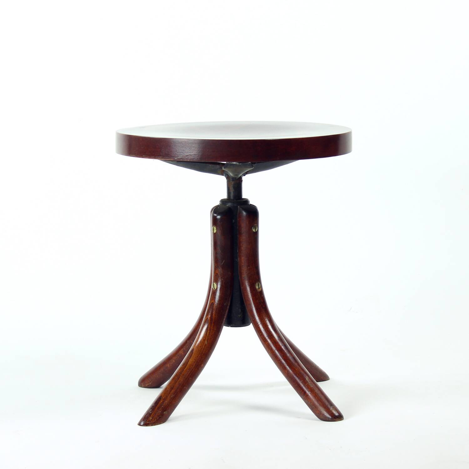 Vintage Piano Stool, Czechoslovakia 1960s