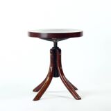 Tabouret de piano vintage, Tchécoslovaquie, années 1960