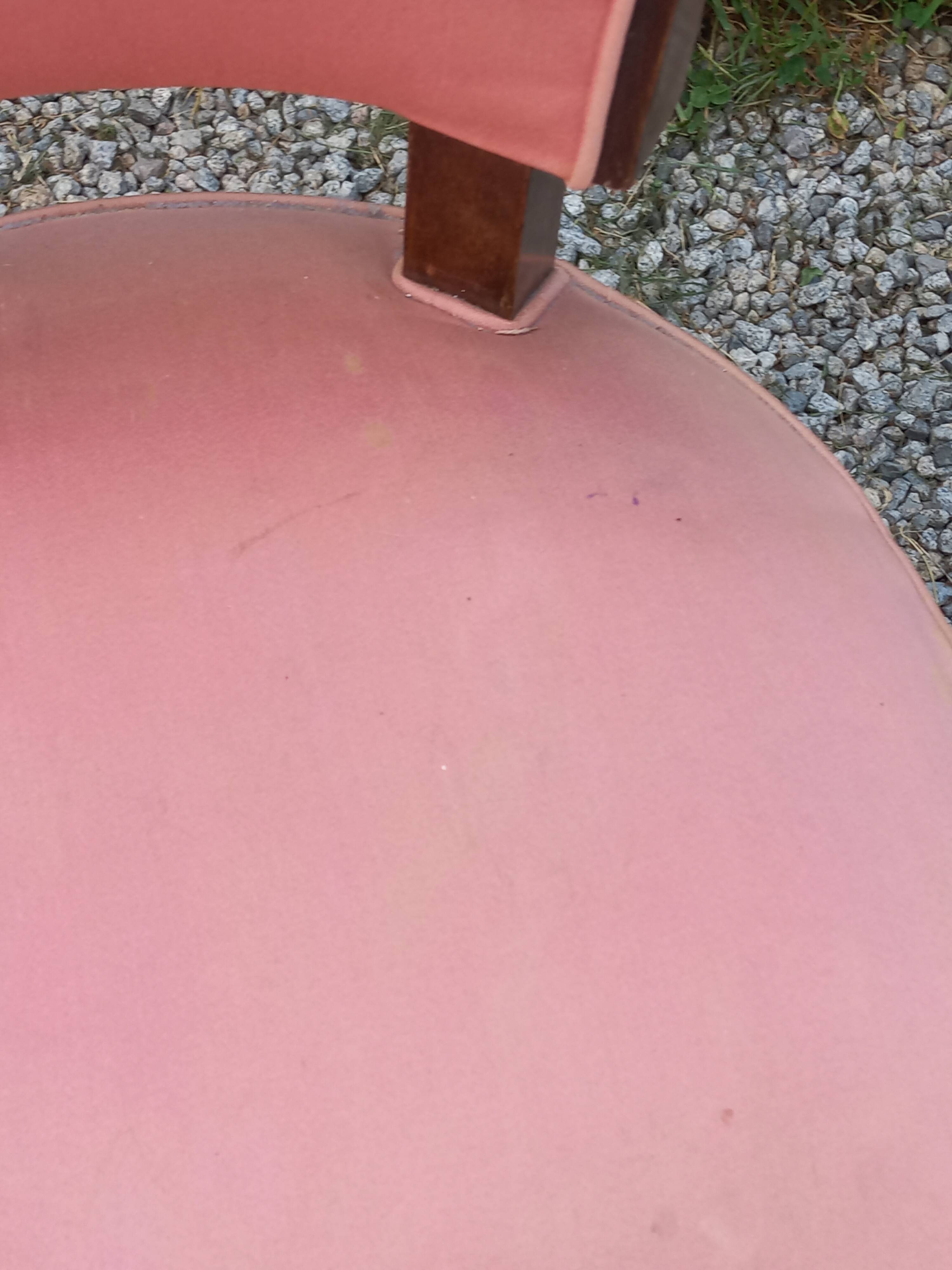 Pair of vintage low-backed bedroom chairs from the 1930s/1950s